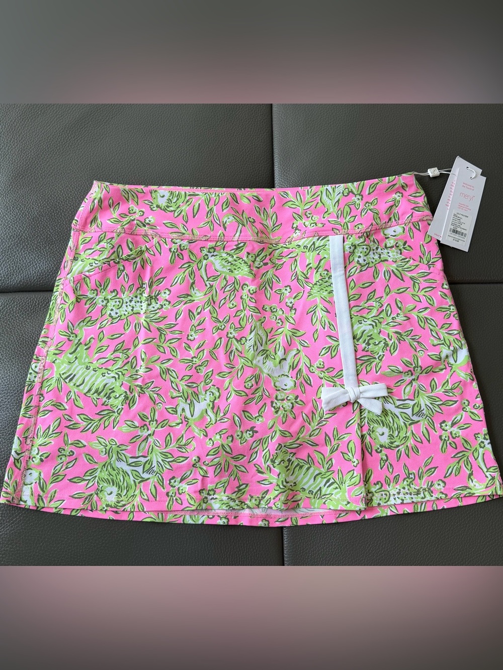 NWT Lilly Pulitzer UPF 50+ Luxletic Maryana 15" Skort Sz L
